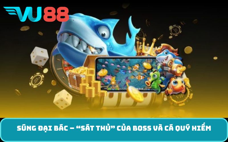 Súng đại bác – “Sát thủ” của Boss và cá quý hiếm
