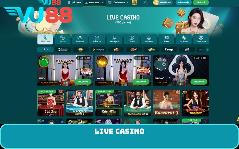 Live casino