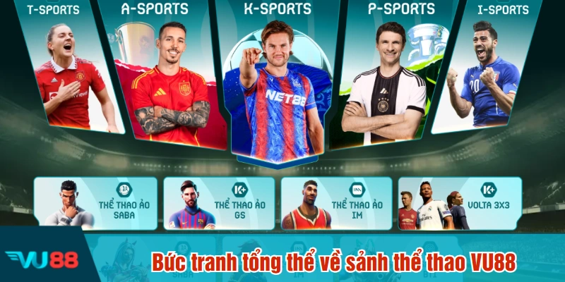 Bức tranh tổng thể về sảnh thể thao VU88