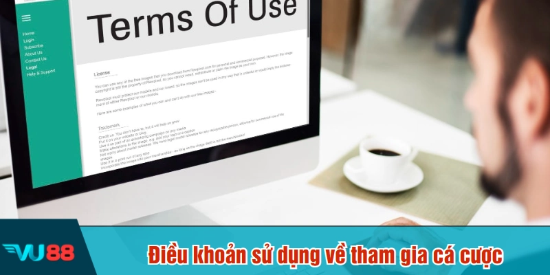 Điều khoản sử dụng về tham gia cá cược