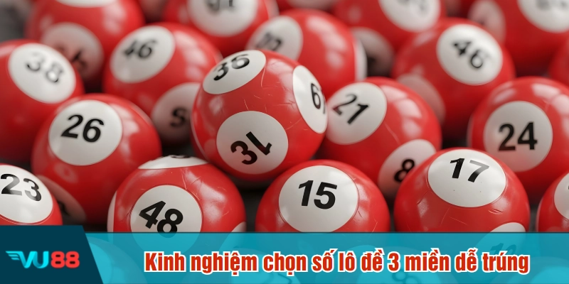Kinh nghiệm chọn số lô đề 3 miền dễ trúng