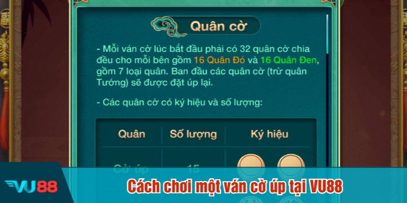 Cách chơi một ván cờ úp tại VU88