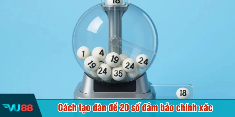 Cách tạo dàn đề 20 số đảm bảo chính xác