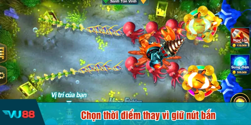 Chọn thời điểm thay vì giữ nút bắn