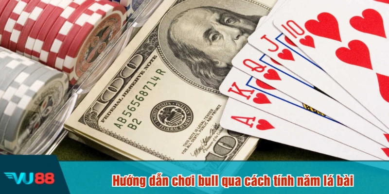 Hướng dẫn chơi bull qua cách tính năm lá bài