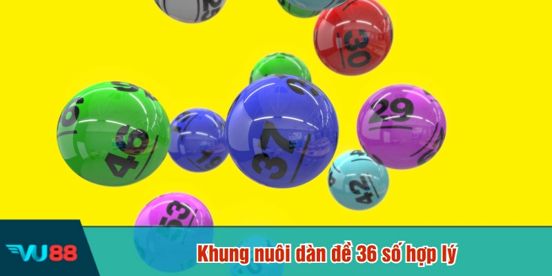 Khung nuôi dàn đề 36 số hợp lý
