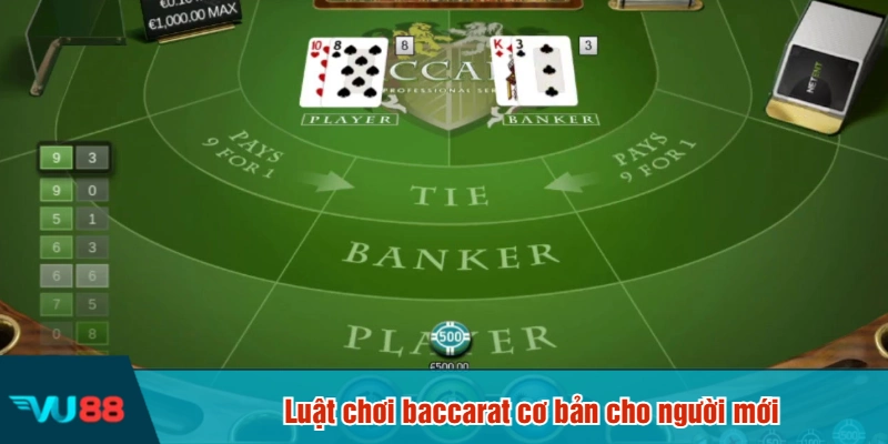 Luật chơi baccarat cơ bản cho người mới
